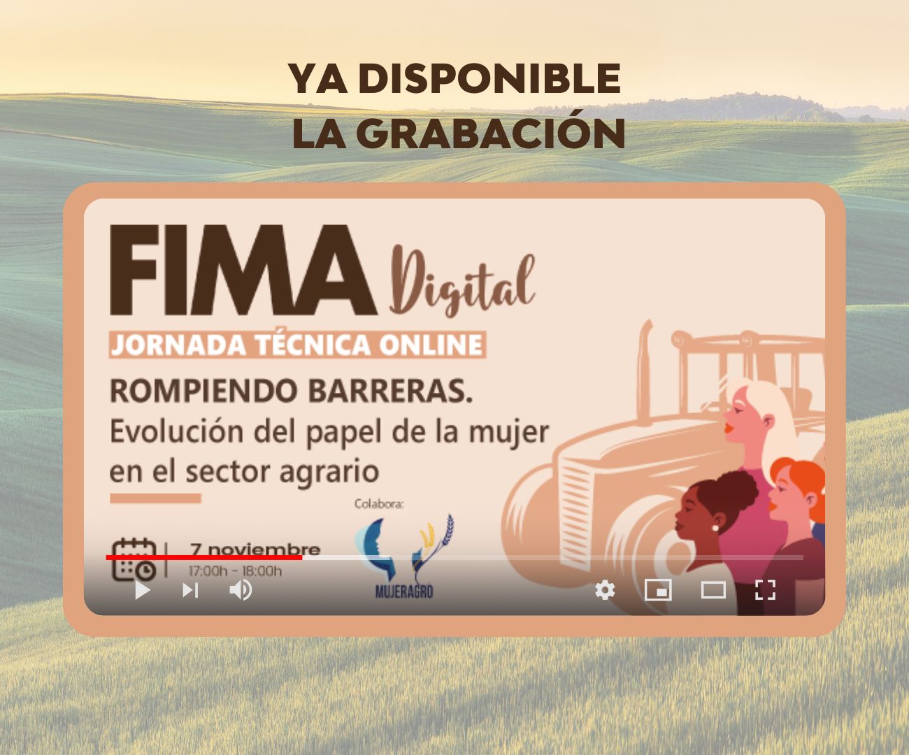 FIMA DIGITAL. Ya disponible la grabación de la jornada de Mujeres Inspiradoras